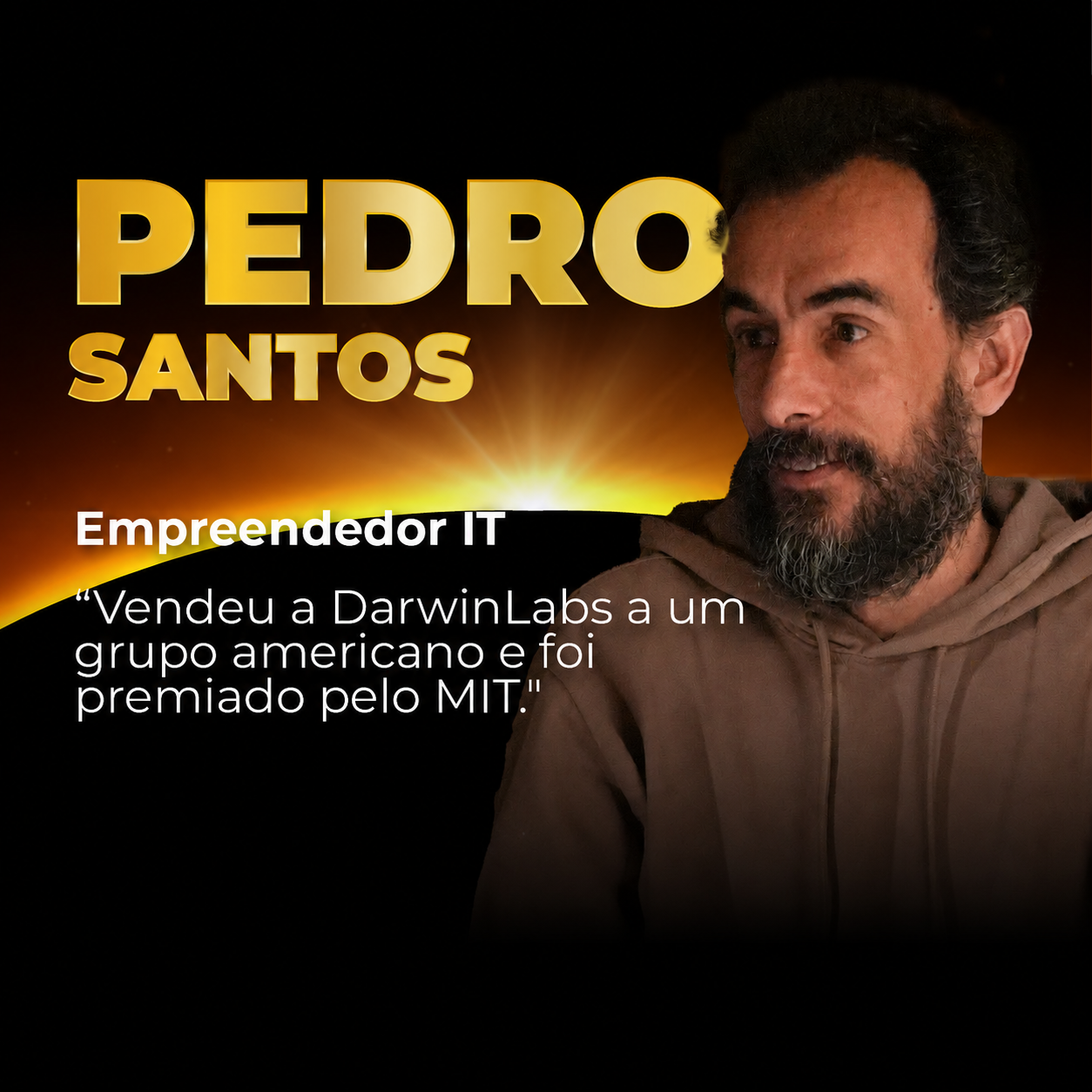 Retrato de Pedro Santos, Autoridade & Conteúdo com IA